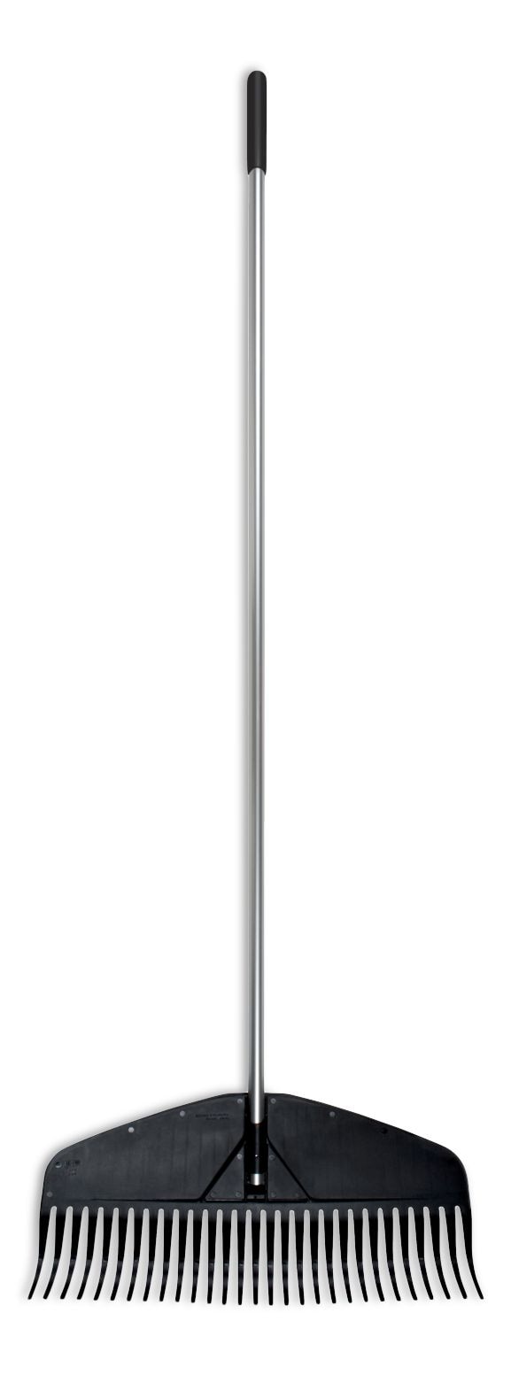 Heavy-Duty Resin Tines Aluminum Leaf Rake, 24-in K7422