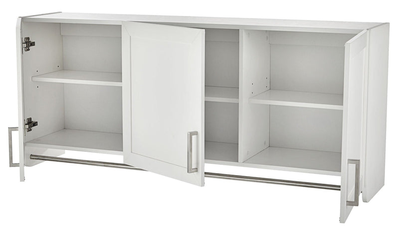 3-Door Wall Laundry Cabinet, White R0852