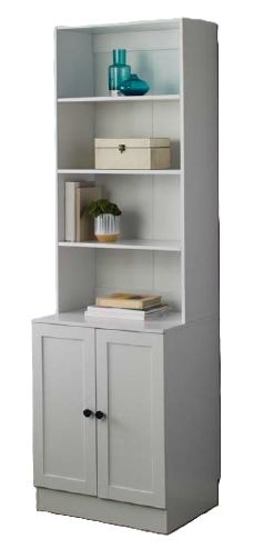 Bookcase Cabinet, White A9929