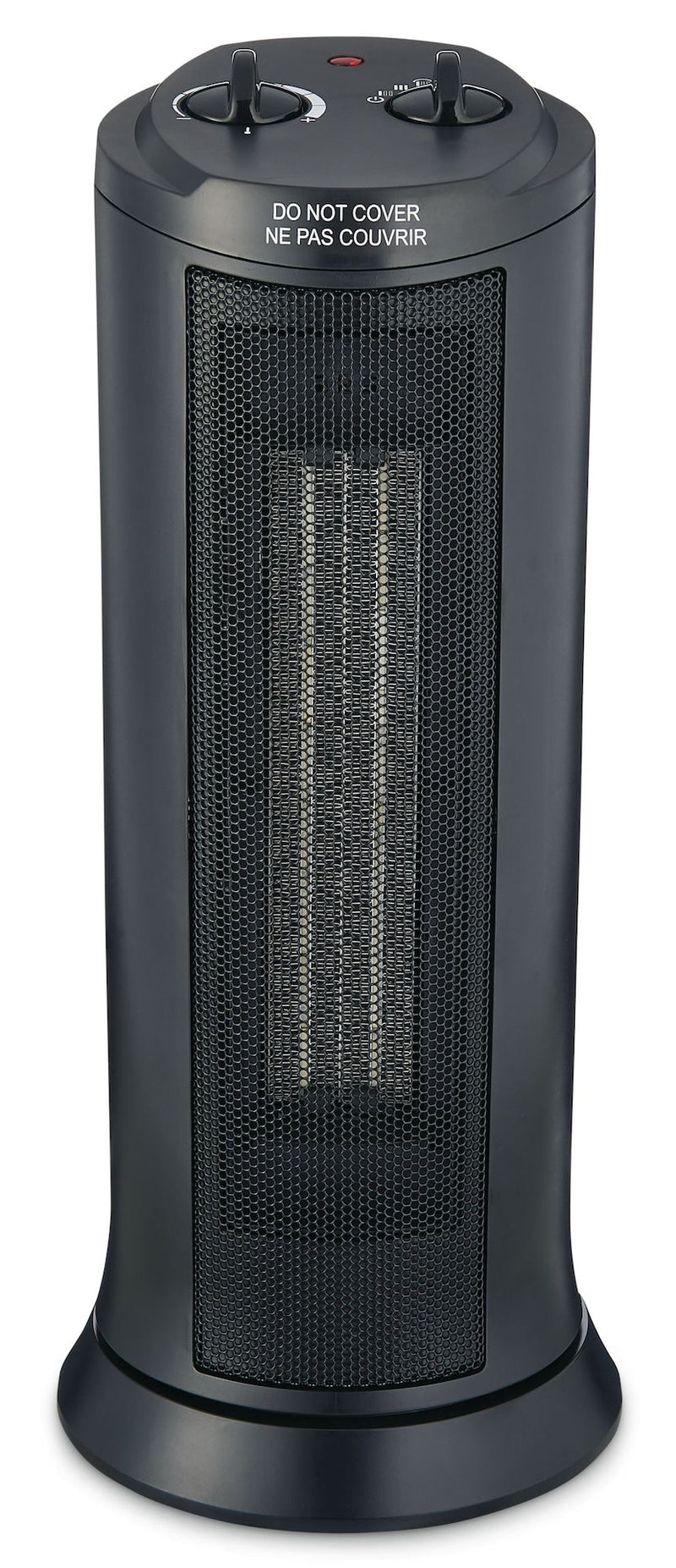 Oscillating Tower Ceramic Space Heater withThermostat, 1500W, Black C9366