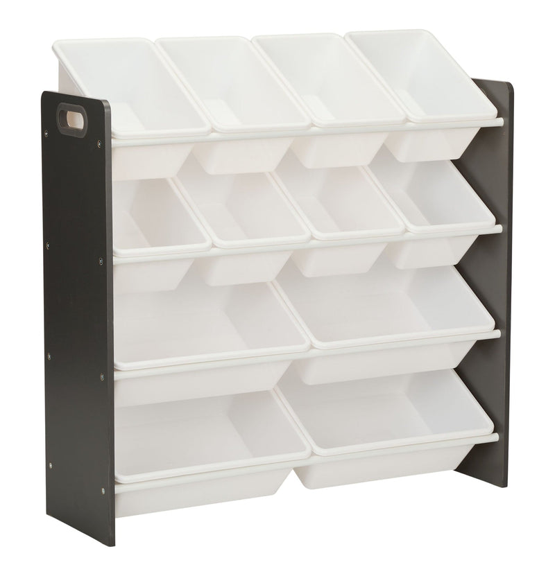 Stain & Rust Resistant Sturdy 12-Bin Organizer, Grey J4219