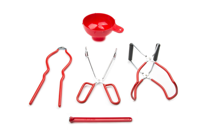 Run Canning Specialty Set, 5-pc, Plastic, Red G3625