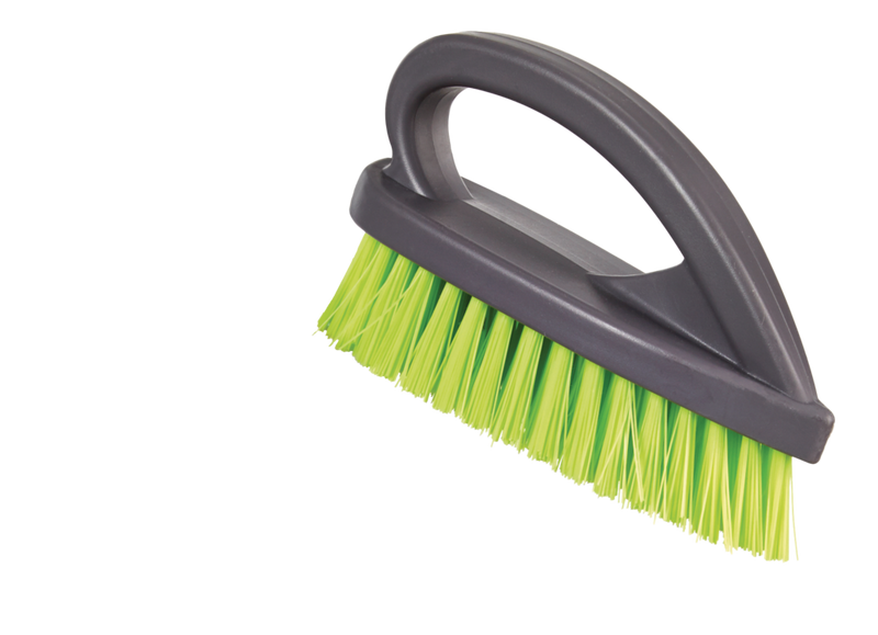 Multi-Purpose Scrub Brush with Angled & Stiff Fibre Bristles Z2107