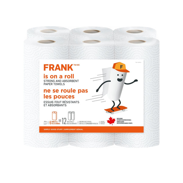 Paper Towel, 2-ply, 6-pk, Adjustable Tear Size S7655
