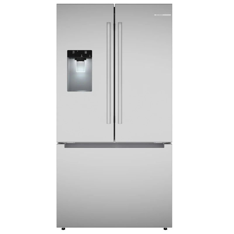 31.5 in. 17.6 cu ft. Stainless Steel Counter-Depth French Door Refrigerator Q3382