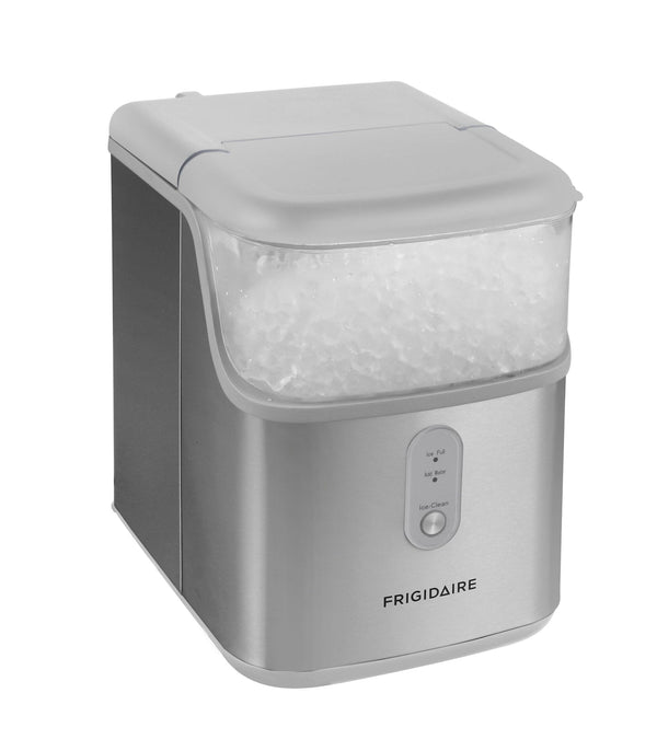 Countertop Soft Nugget Ice Maker, 33-lb/Day, Stainless Steel N0246