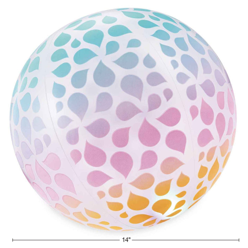 Fun Glow Beach Ball, LED Lights, Ages 9+ R4058