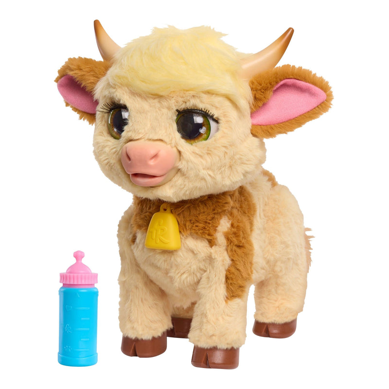 Maggie the Feed and Follow Cow with Bottle, 11-in Y9201