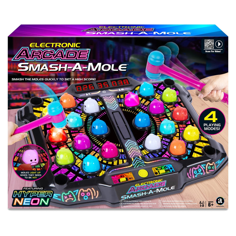 GAME Hyper Neon Series Electronic Arcade for Ages 6+ S4164