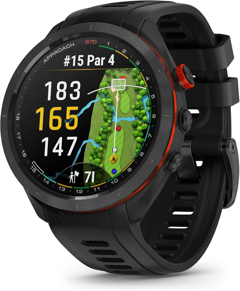 Approach S70 GPS Golf Watch, Black H4597