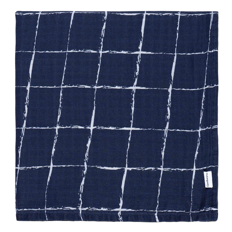 Childrenwear Coastal Calm Soft Cotton Muslin Baby Blanket, 2-pk T9665