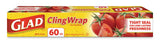 Cling Plastic Wrap, 196-ft, BPA-Free with Superior Seal for Freshness
