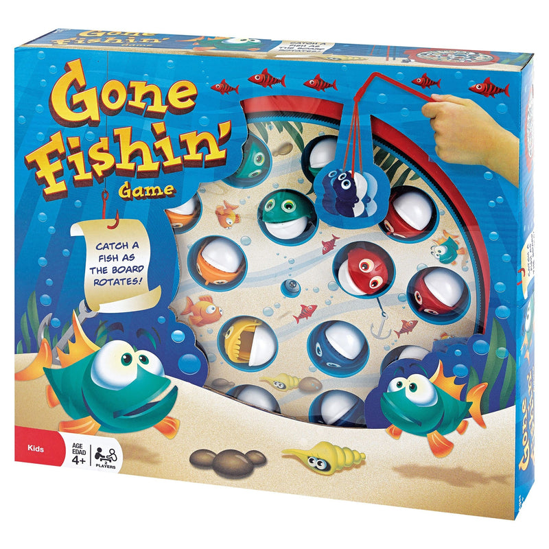 Gone Fishin' Hand-Eye Coordination Game, Multi-Coloured, 2 Players, Ages 4+ Q6199