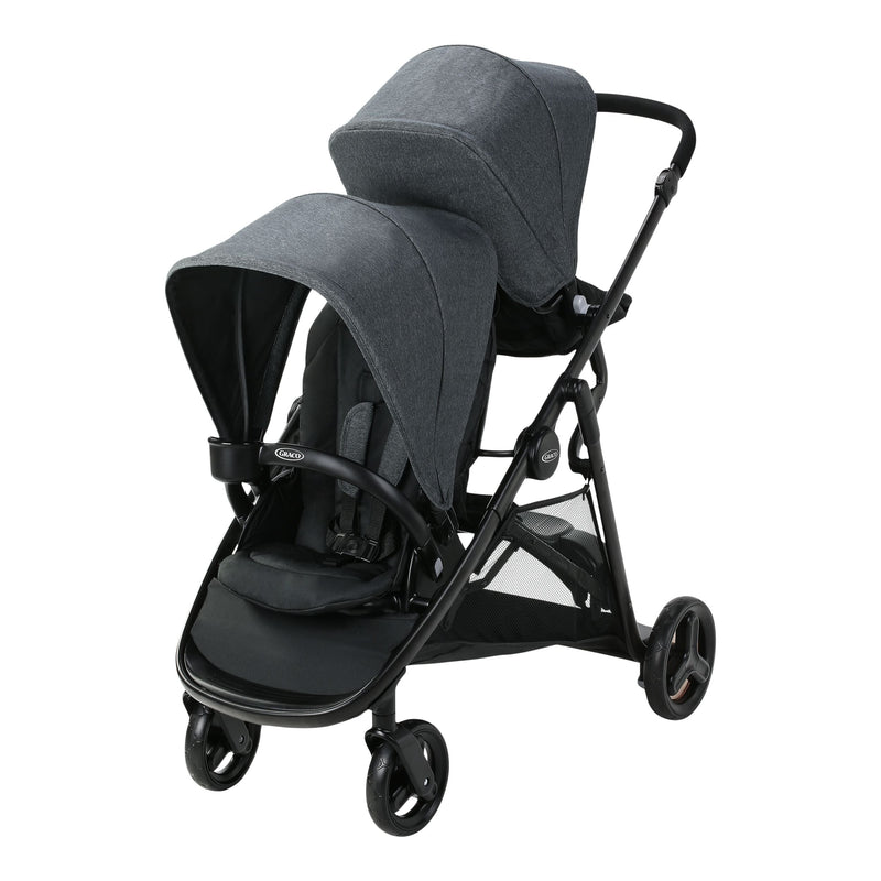 Ready2Grow 2.0 Double Stroller, Foldable and Lightweight Baby Stroller, Rafa X9253
