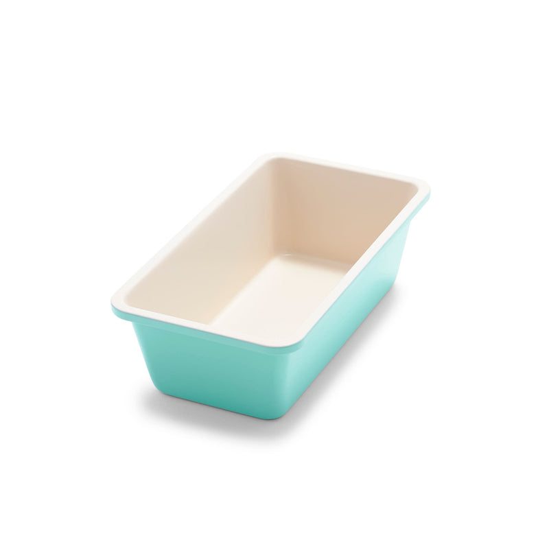 Teal Ceramic Non-Stick Loaf Pan, 9x4.92x2.71-in Y3116