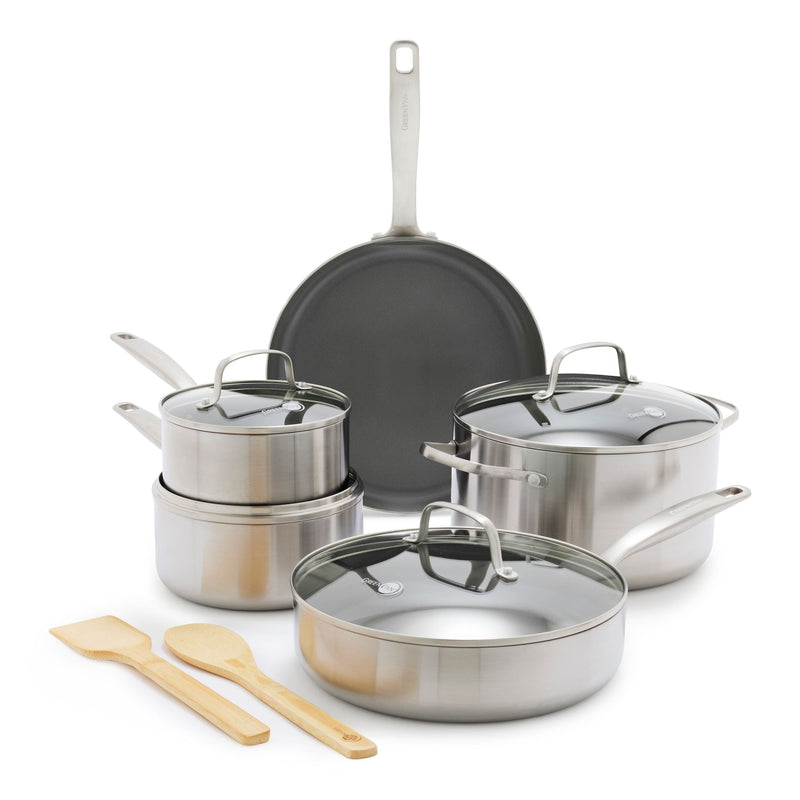 Chatham Stainless Steel Ceramic Cookware Set, 11-pc S7493