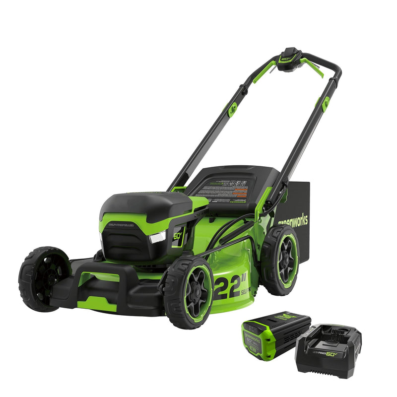 22-in 60V Self-Propelled Mower with 1 x 8.0Ah Battery and 6A Charger N1784