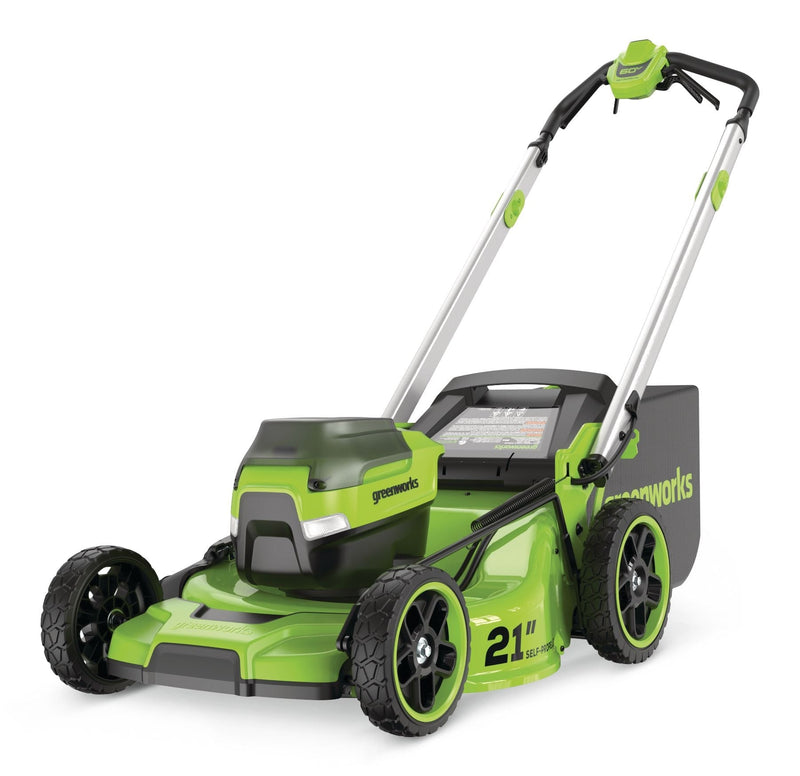 60V 21-in Self-Propelled Lawn Mower with 5.0 Ah Battery & 3A Charger S6624