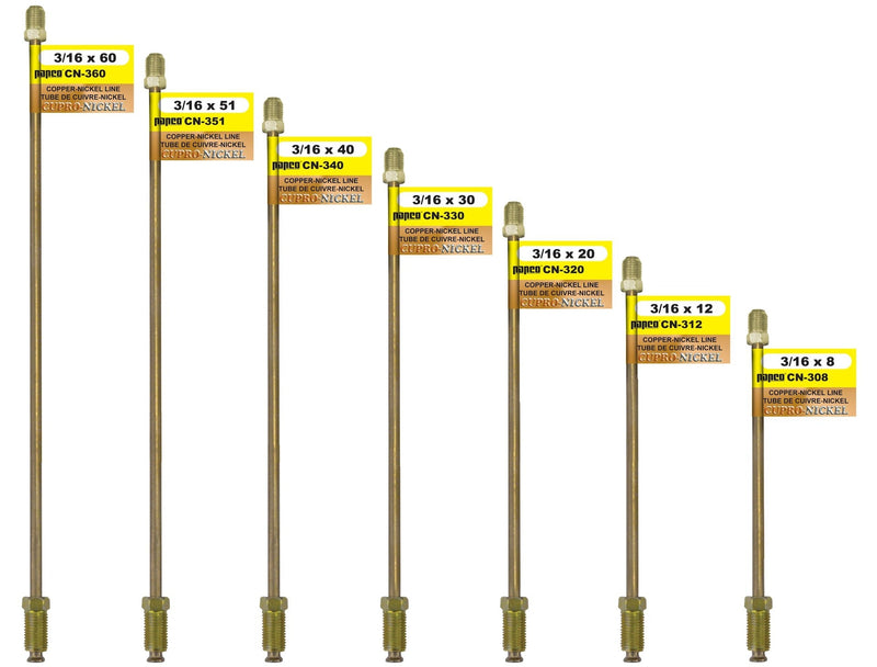 CN308 Copper Nickel Brake Line, Standard, 8 x 3/16-in Please make sure this part fits your need O5144