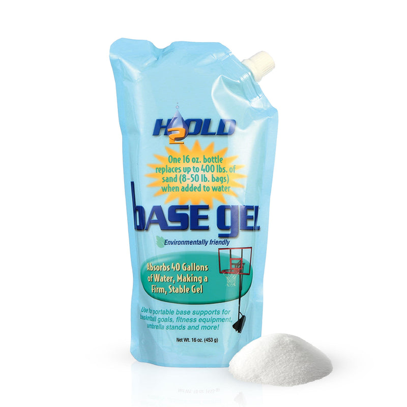 Absorbent Polymer Base Gel, Absorbs 40 Gallons of Water, 16-oz X0868
