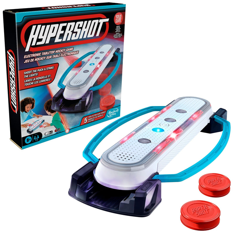 Games Hypershot Electronic Tabletop Hockey Game, 5-in-1 Board Game, Ages 8+ F0511