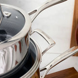 Paradigm Hybrid Ceramic Non-Stick Tri-ply Clad Cookware Set, 11-piece