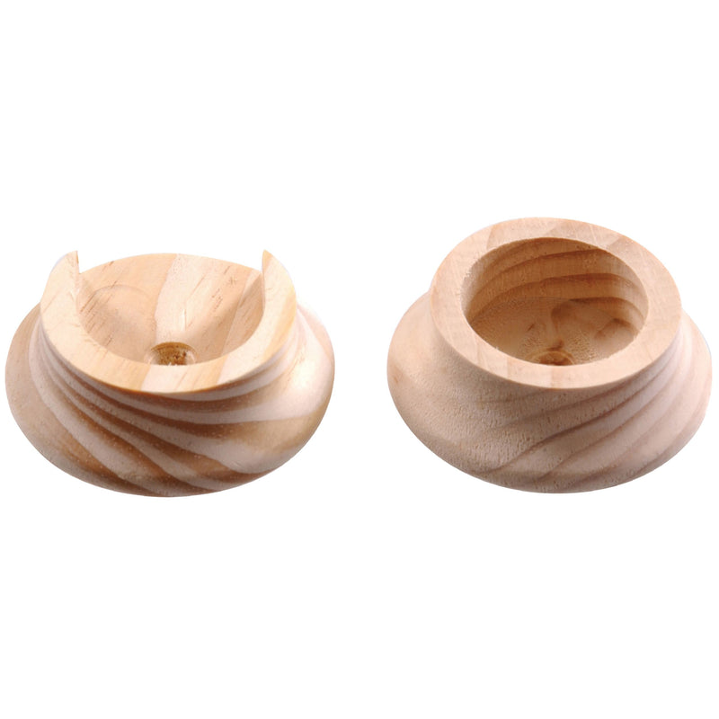Wooden Pole Socket Set, 1-3/8-in L1522