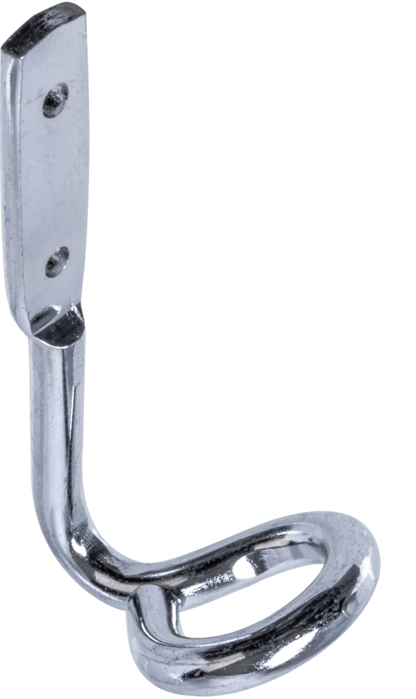 Zinc-Plated Light Duty Eye Loop Hook, No Pre-Drilling, 4-in W2108