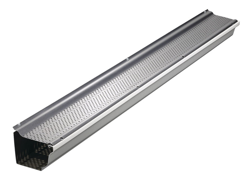Smart Screen 20-ft Aluminum Gutter Guards, Metallic, 5-pk M7354