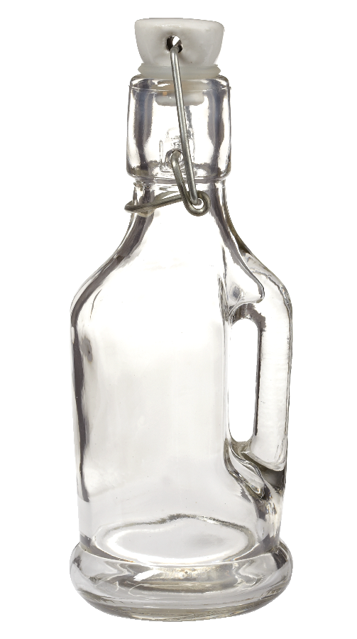 Home Made Glass Flip-Top Lid Bottle, Assorted Sizes, 1-pc C9885