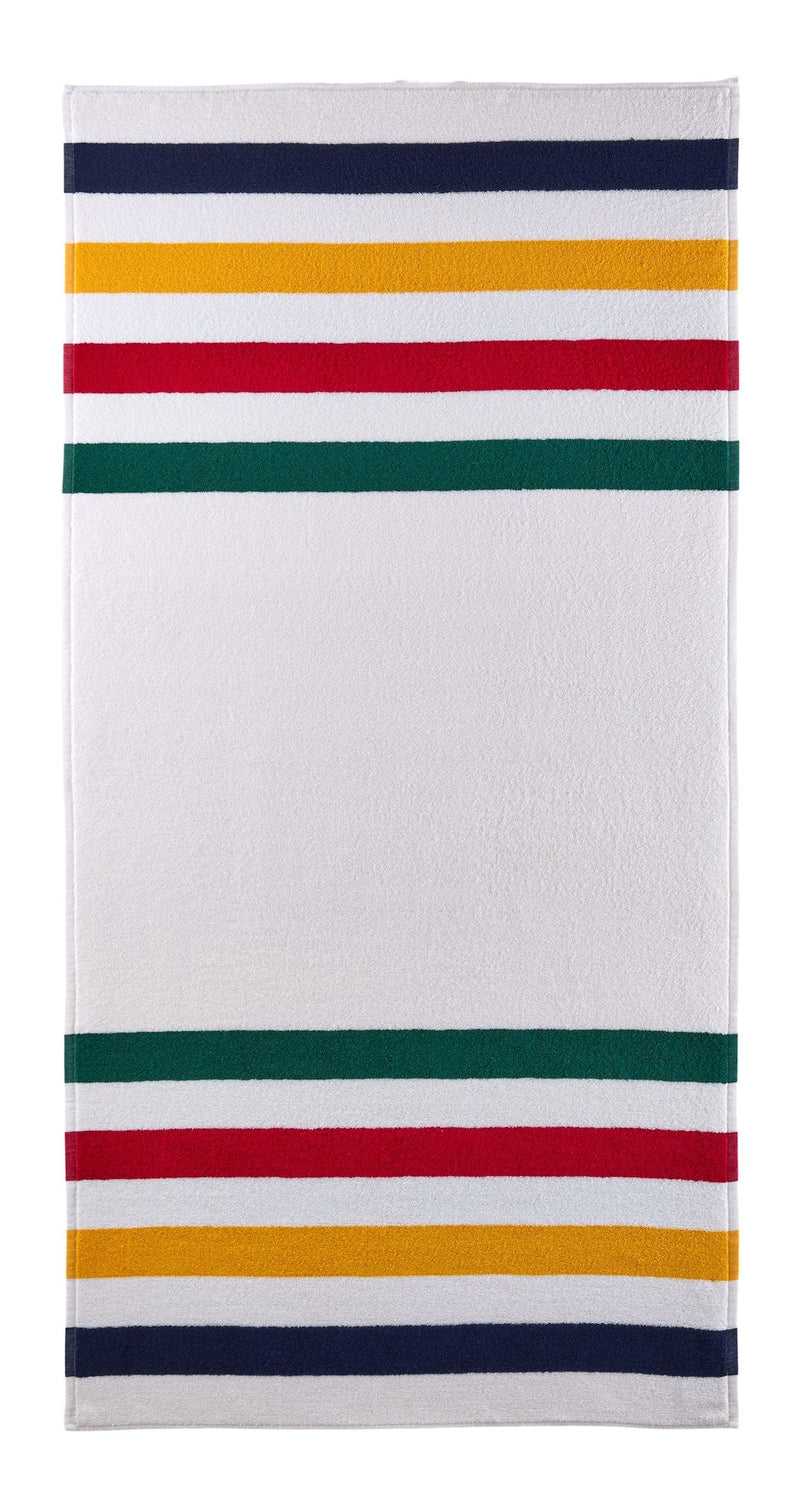 Stripes Beach Towel, Classic Horizontal, Multi-Coloured, 70-in x 40-in U2337