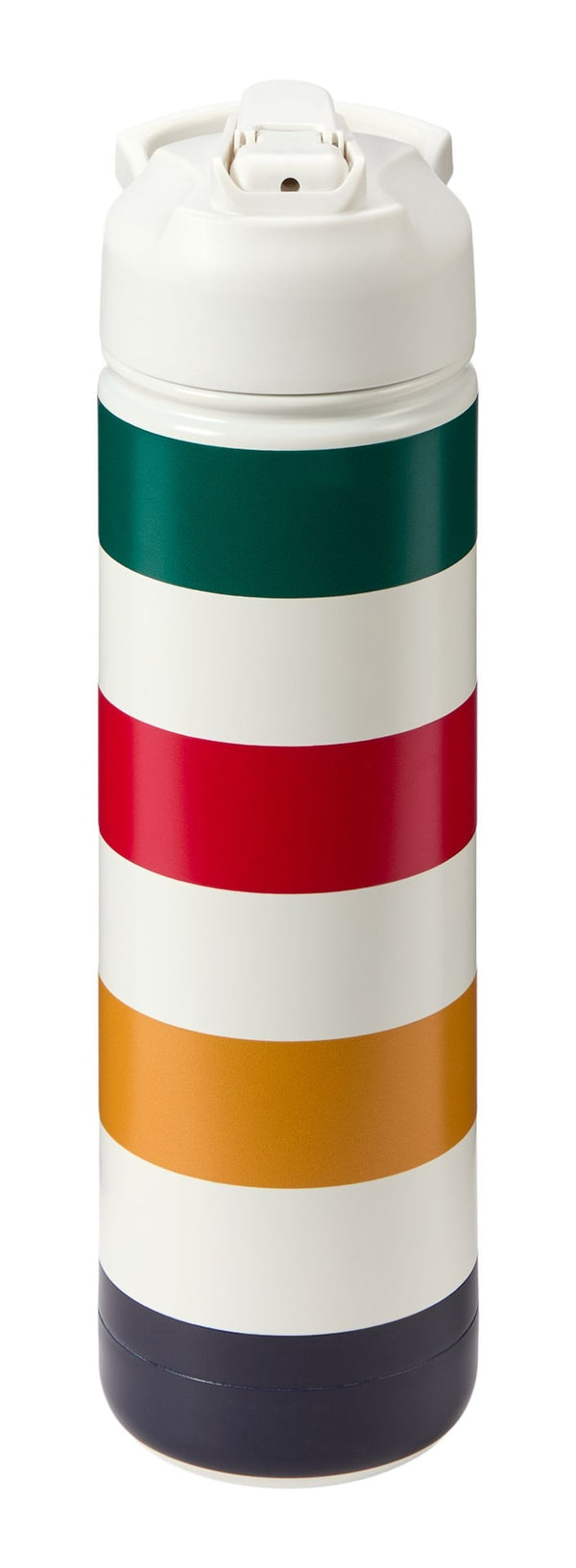 Stripes Signature Water Bottle, 26-oz, White W0169