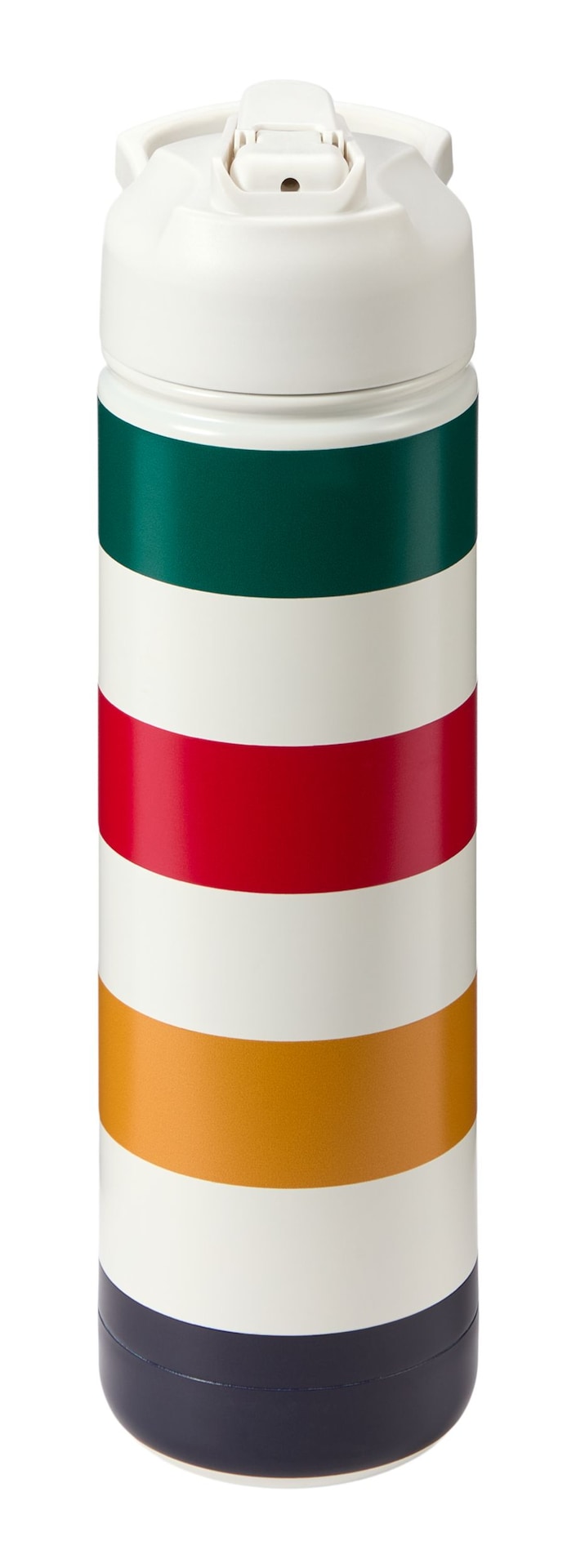 Stripes Signature Water Bottle, 26-oz, White W0169