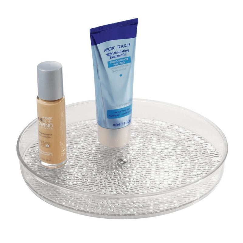 Rain Spinner Turntable Vanity Organizer, Clear, 9-in N2688