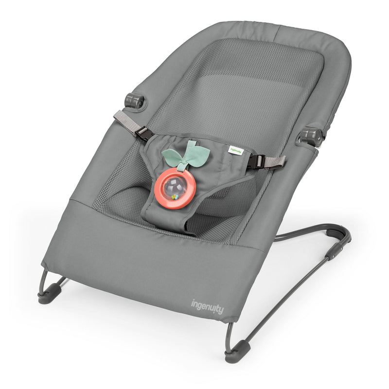 HPP Fold Flat Baby Bouncer, Grey Q5764