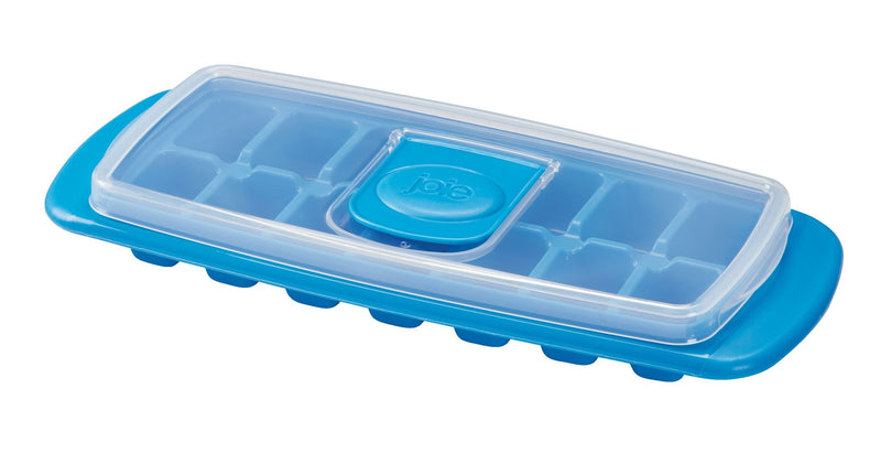 No-Spill Plastic Ice Cube Tray with Flip and Fill Tab, Assorted Q5867