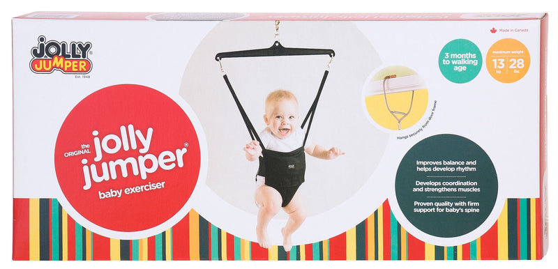 Baby Exerciser with Door Clamp, Black, Ages 3m+ M2599