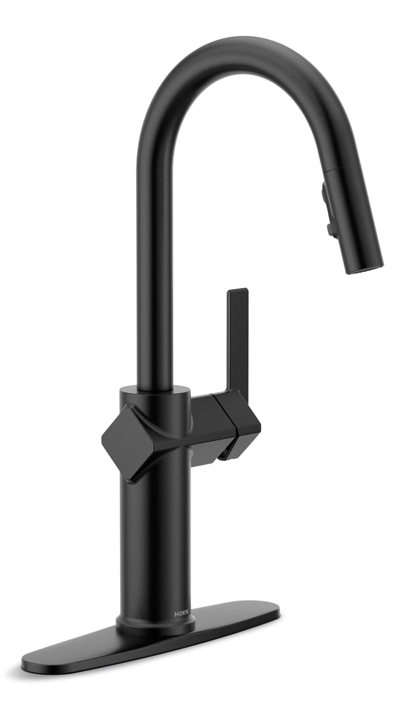 1-Handle Pull-Down Kitchen Faucet, Matte Black C9119