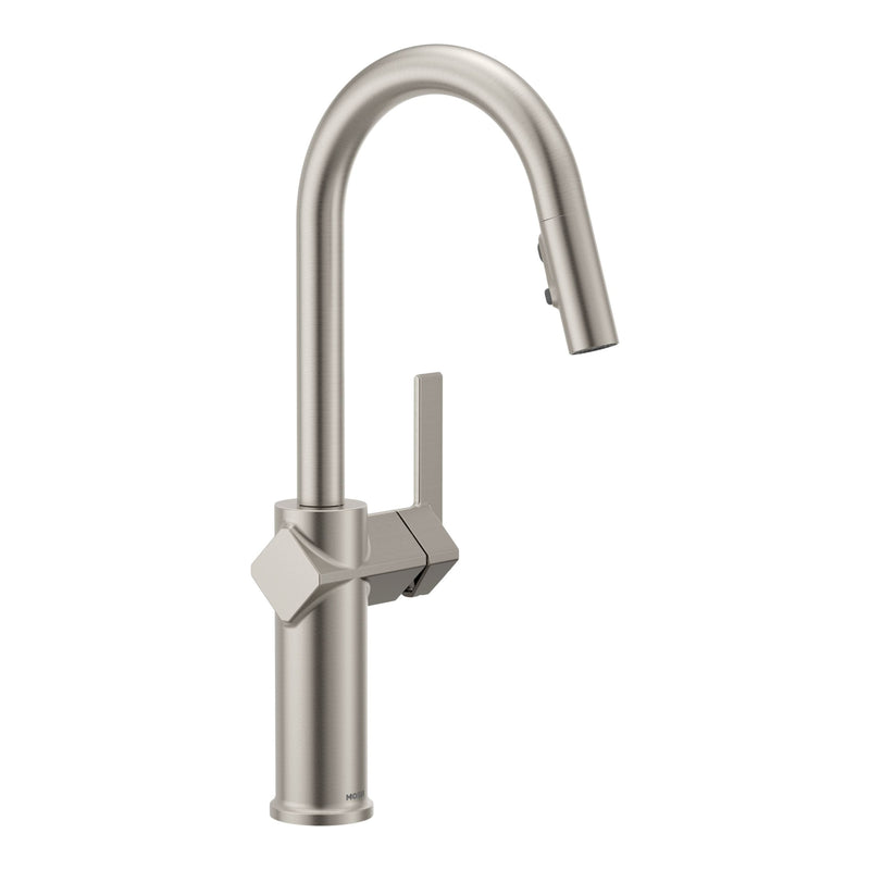 1-Handle Pull-Down Kitchen Faucet, Spot-resistant Stainless B7714