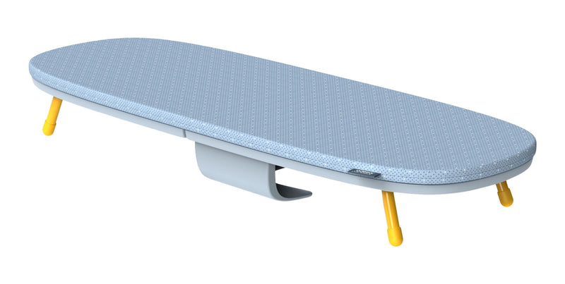 Folding Table-Top Pocket Ironing Board, Compact & Collapsible, Grey Q8780