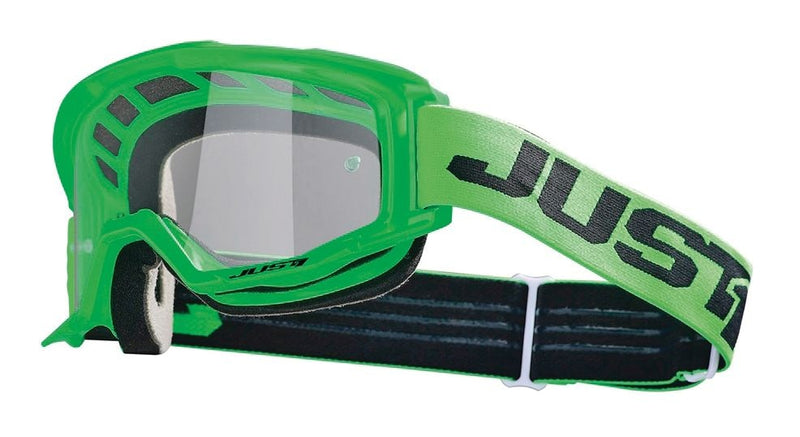 Vitro Powersports Anti-Fog Scratch-Resistant Goggles, Fluorescent Green B5886