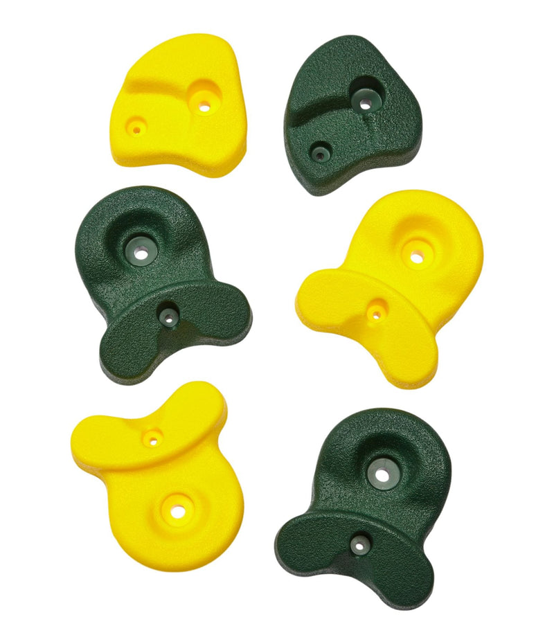 Outdoor Swingset Accessory Climbing Holds/Grips/Rocks, 6-pk, Ages 3-10 J5295