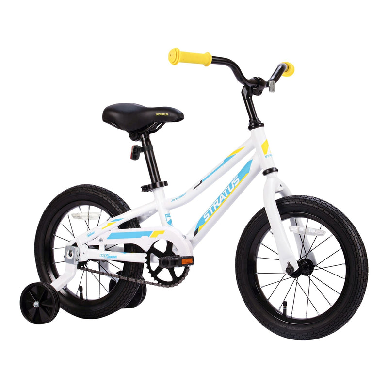 Kids' Jitterbug Bicycle, 14-in, White O5529
