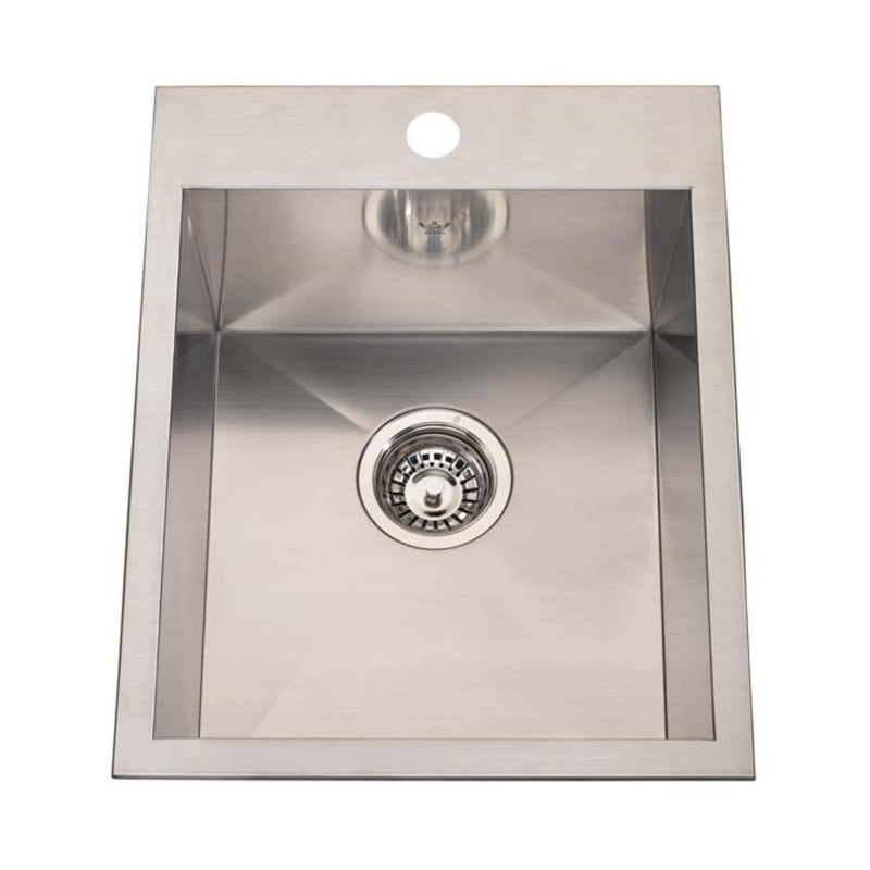 1-Hole/1-Bowl Dual Mount Stainless Steel Sink J7854