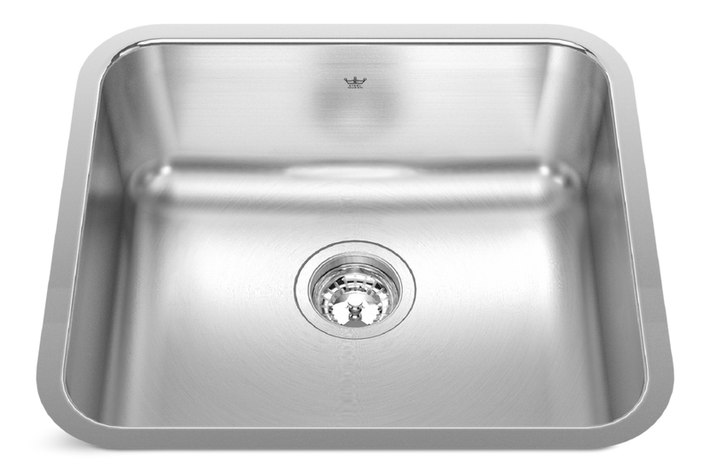 Undermount Single Bowl Kitchen Sink, 19.75-in x 17.75-in x 8-in, Stainless Steel R1644