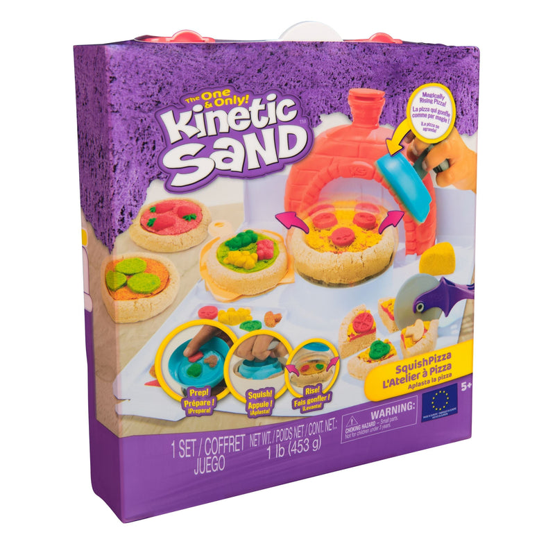 Sand 4-Colour SquishPizza Set with Rising Action E9044