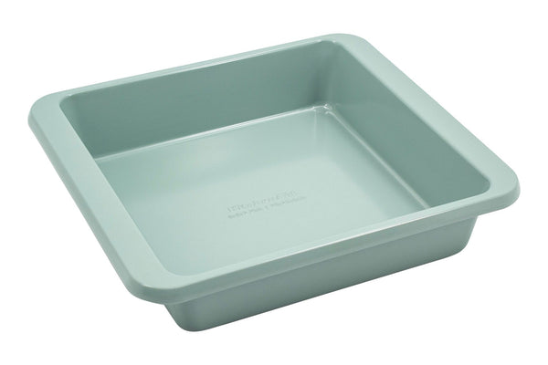 Square Cardamom Non-Stick Steel Cake Pan, 9x9x2-in W7161