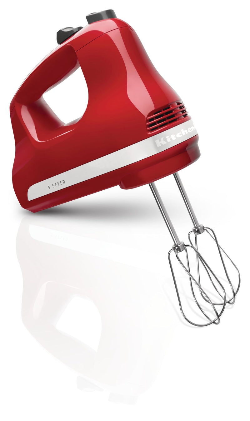 Ultra Power 5-Speeds Hand Mixer with Turbo Beater Empire Red D6852