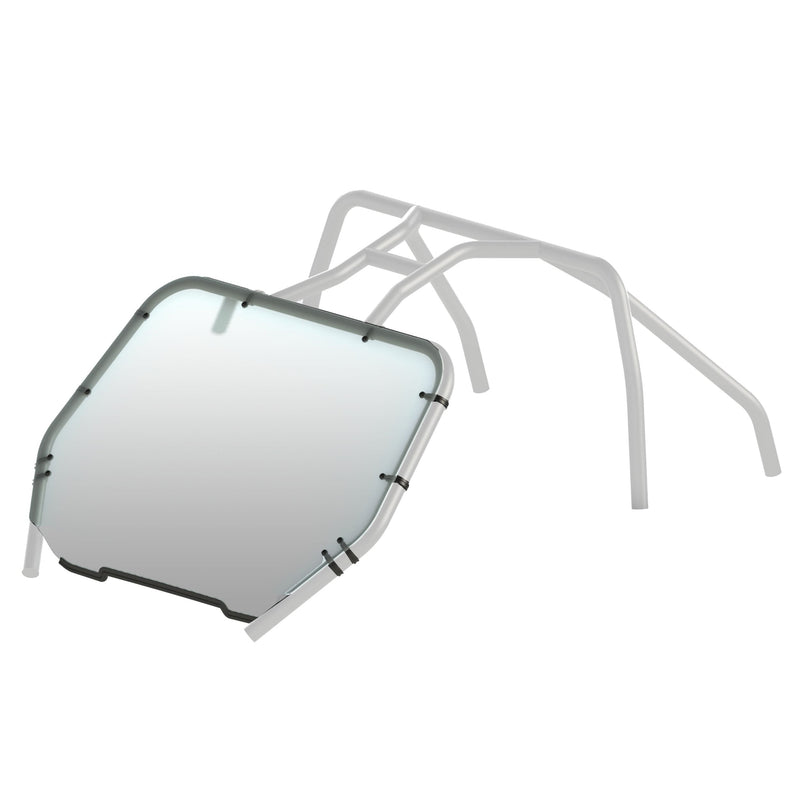 Uncoated Full Fixed Windshield, Wild Cat Q6251