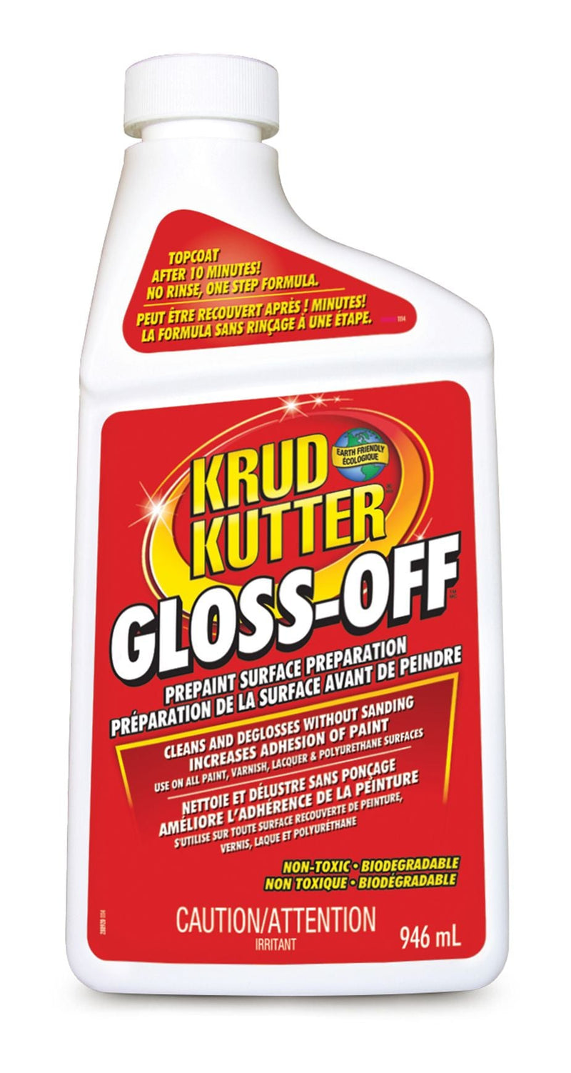 Gloss-Off Pre-Paint Surface Preparation, Cleaner & Deglosser Without Sanding, 946-mL A4689